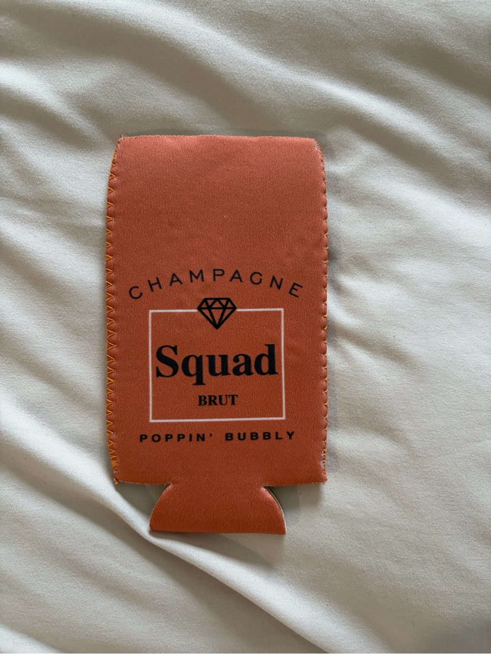 Champagne Orange Koozie